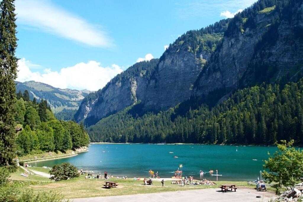 Le Relai S34 - Grand Et Lumineux Studio Avec Coin Montagne 4-6 Pers Avec Wifi, 50M Des Pistes, Grand Balcon Expose Sud, Draps Non Compris Saint-Jean-dʼAulps Exteriér fotografie