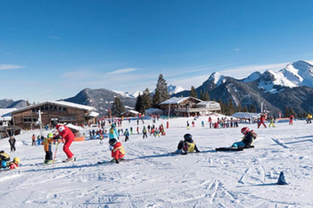 Le Relai S34 - Grand Et Lumineux Studio Avec Coin Montagne 4-6 Pers Avec Wifi, 50M Des Pistes, Grand Balcon Expose Sud, Draps Non Compris Saint-Jean-dʼAulps Exteriér fotografie
